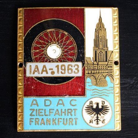 カーバッジ　ZIELFAHRT FRANKFURT 1963