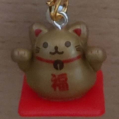 【ハンドメイド】まねきねこ キーホルダー