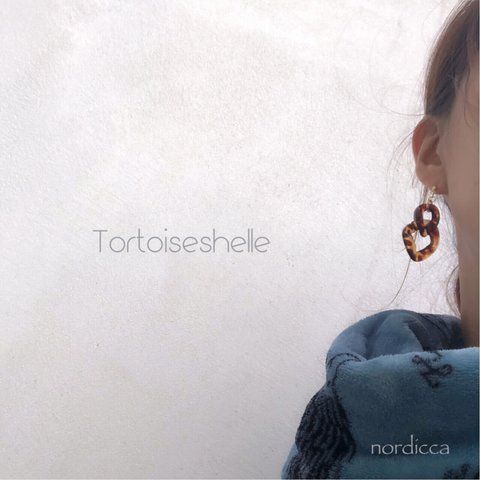 【earring】Tortoiseshell