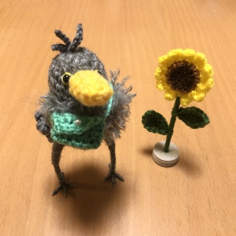 インコちゃん用春色ポシェット（エメラルドグリーン）