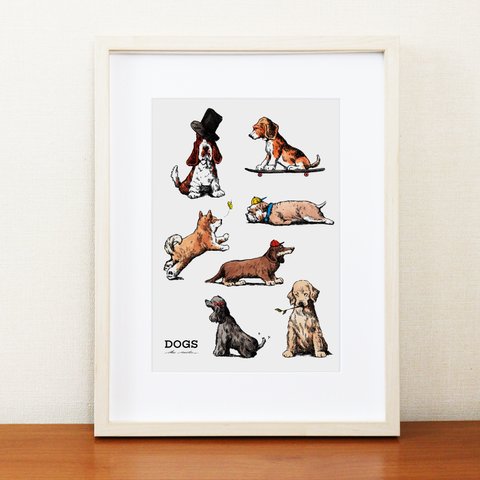 DOGS アートポスター