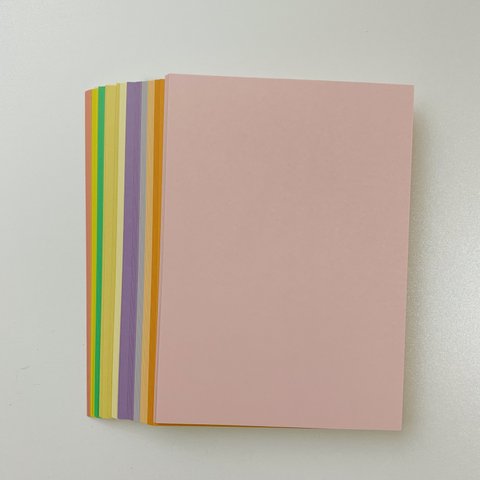 A4用紙 100枚 上質紙（特厚）　カラー10色×各10枚　-yohaku-