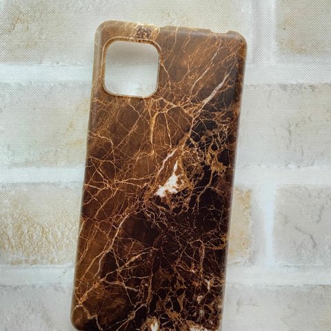 Xperia AQUOS Galaxy iPhone 対応 Bronze marble m-567