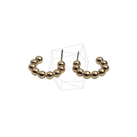 ERG-2650-G【2個入り】マルチボールラウンドピアス,Multi ball round Post Earring