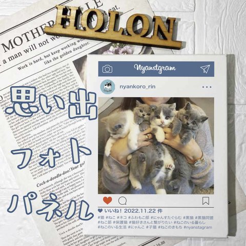 送料無料 ウェルカムボード フォトパネル インテリアボード ねこ 黒猫 白猫 メモリアルフォト 壁掛け アート