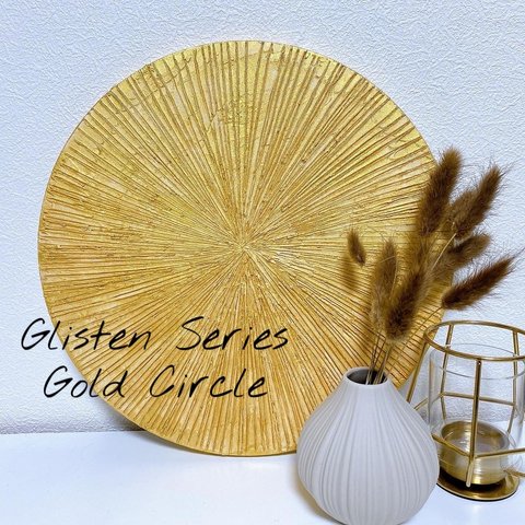 Glisten Series Gold アートパネル
