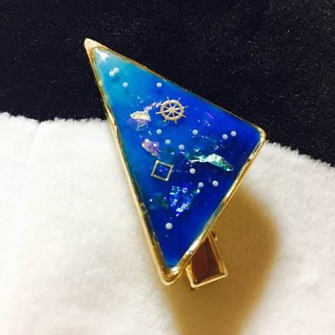 海？宇宙？髪どめ♡