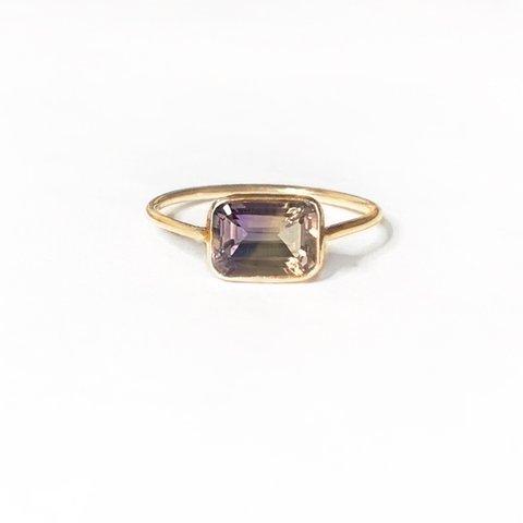 一点もの k18 Ametrine delicate リング No,3/ 受注制作