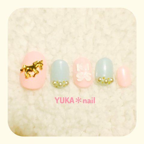 Itnail掲載商品♡送料込 ゆめかわユニコーンネイル♡