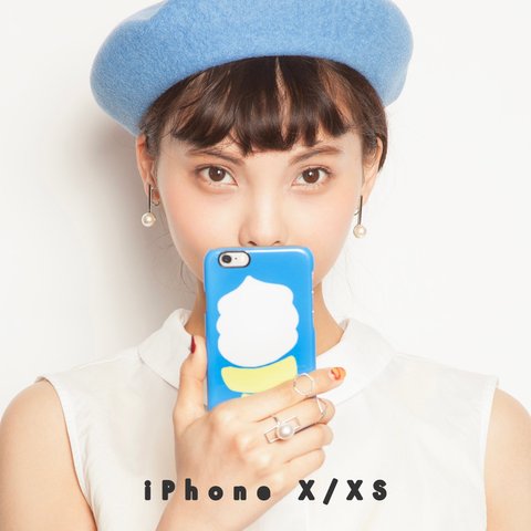 iPhoneケース　ソフトクリーム（iPhone X/XS）