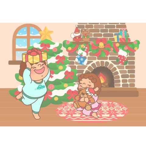 【単品】ハッピークリスマス　A5クリアファイル