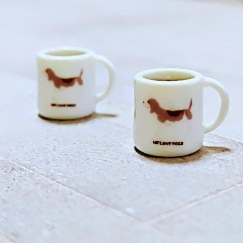 数量限定 コーヒーの入ったマグカップ (ビーグル犬)