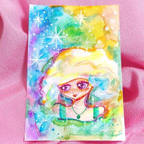 ✨🎨I can't forget the colors I met in my wonderful dreams💤🌃 【原画イラスト】