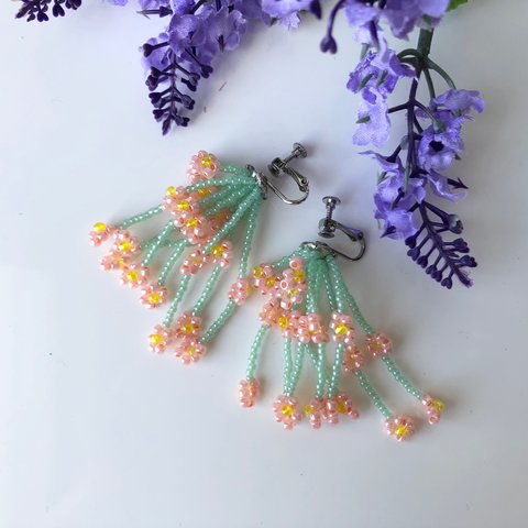 flower shower earring