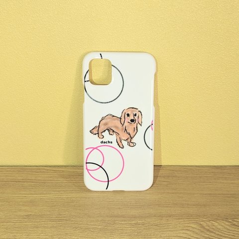 iPhoneケース スマホケース ダックスフンド 犬 わんこ