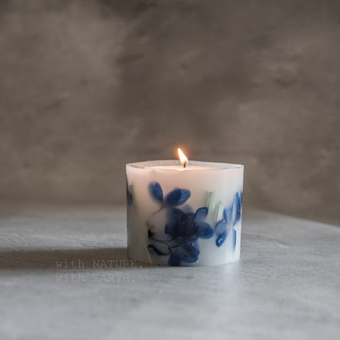 「Indigo」 Botanical scented candle