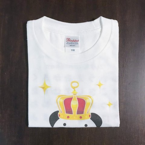 B*サイズ110・130*ズレてもぱんだ ズレぱんだちゃん*Tシャツ_ホワイトCT02