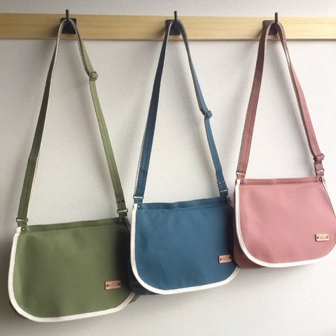 受注製作 //zn-D 京都ちどりかばん 帆布製 ミニショルダーバッグ 雑嚢 18色から選んでください