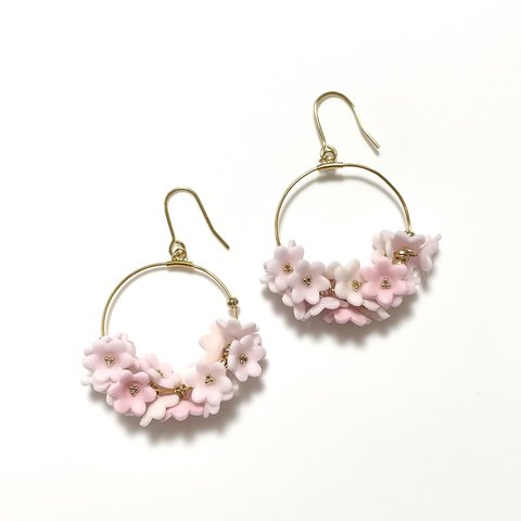 sakura ring ピアス/イヤリング