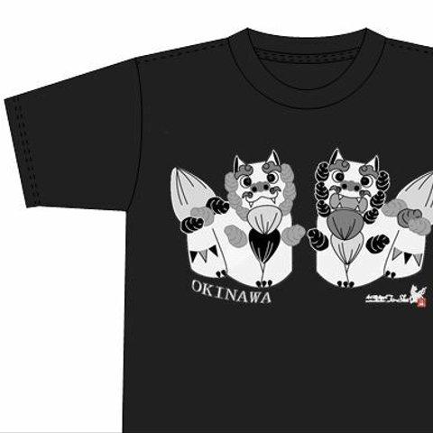 okinawaシーサーTシャツ(黒)