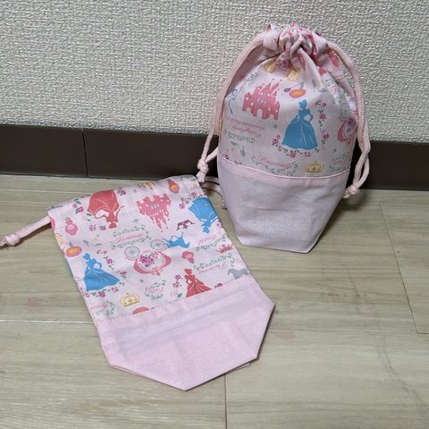 コップ袋♡プリンセス♡21.5×14×マチ8cm
