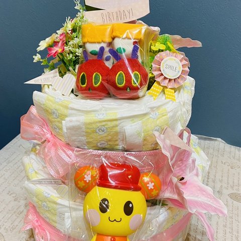 【ハンドメイド】おむつケーキ