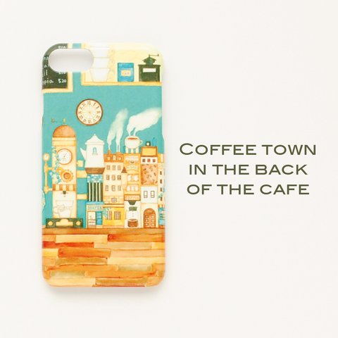 ハードスマホケース「コーヒーの街」《ツヤあり》iPhoneケース