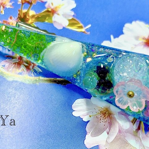 和風 桜 さくら 金魚 猫ちゃん ヘアクリップ