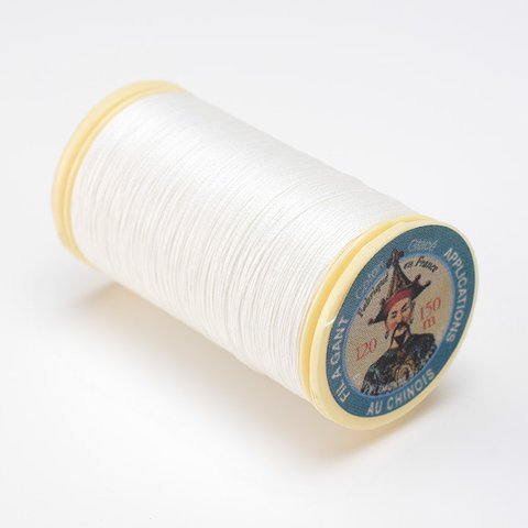 オートクチュール刺繍糸　フィラガン　白【おじさんマークのフランス製】
