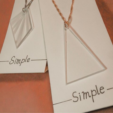 【Simple】シンプルなネックレス