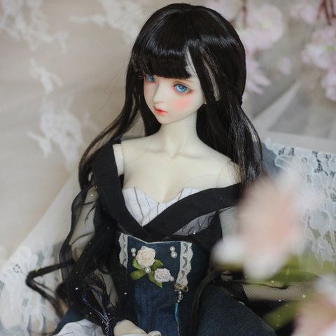 BJD 1/3 1/4  1/6人形 ドール用ウィッグ カツラ 耐熱 ハンドメイドzxww-12