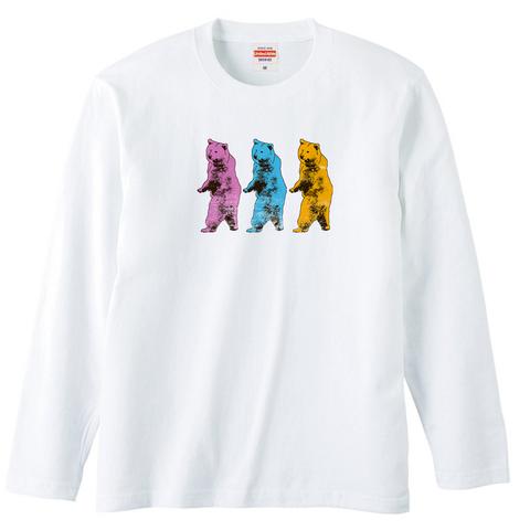 [ロングスリーブTシャツ] Creepy bear