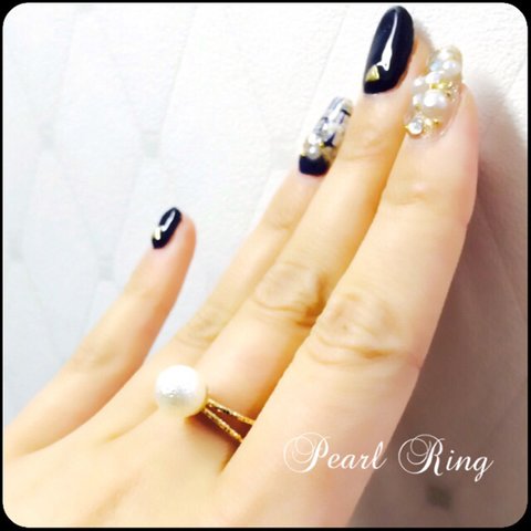 pearl  ring♡