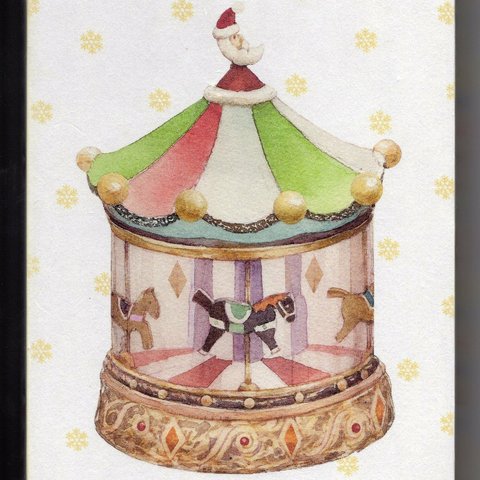 「Merry-go-round」パネルイラストB5（高級和紙に印刷）