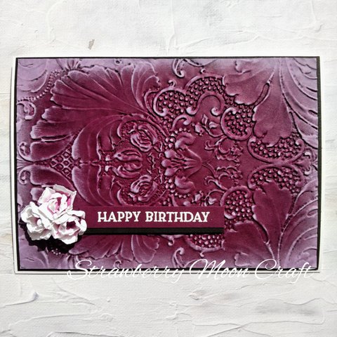 【お誕生日カード】小さなお花のカード