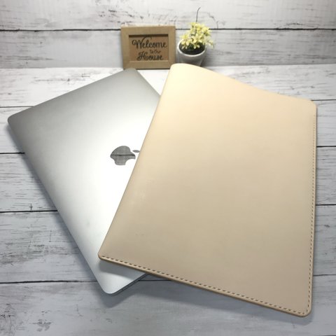 MacBook Air / Pro M3/M2/M1/ 13インチ用 ヌメ革 スリーブケース pcレザーケース 本革