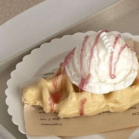 ice cream cruffle クロッフル 韓国キャンドル