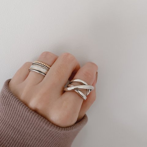 Nov22.1＊silver925 Ring クロスシルバーリング 指輪 クリスマス