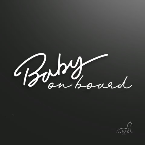 Baby on board☆b【練習用ステッカー付】ベビーインカー　ベビーオンボード 