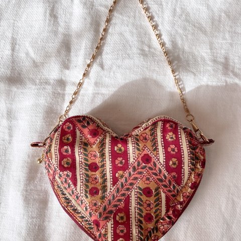 【heart pouch♡ 】 red