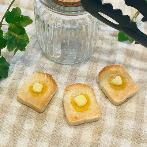 ミニチュアパンマグネット（食パン）🍞💛