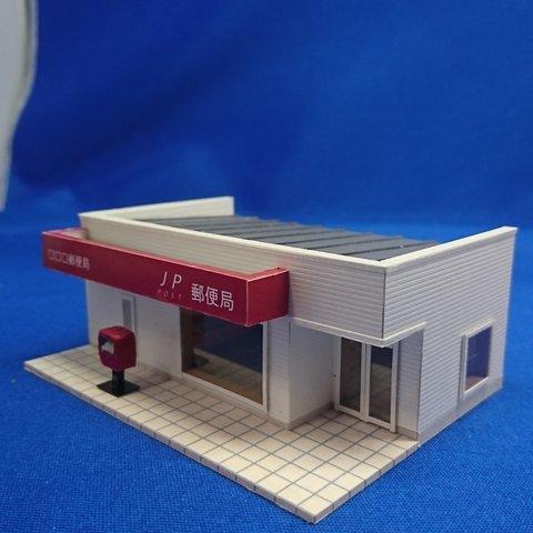 ●オリジナル公共建築模型01●スケール1/150 Ｎゲージ　ジオラマ　雑貨　インテリア　鉄道模型　郵便局