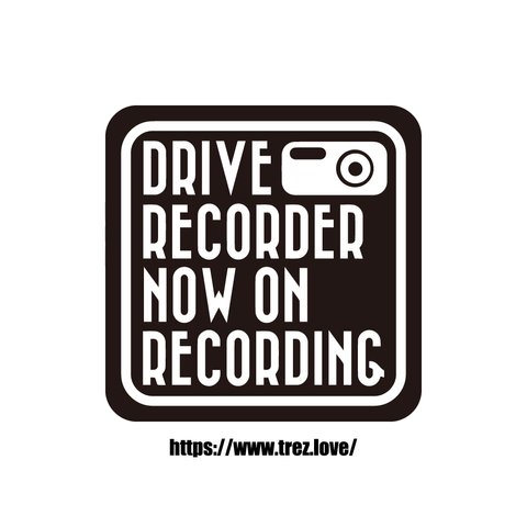 全8色 ドライブレコーダー Now On Recording マグネット