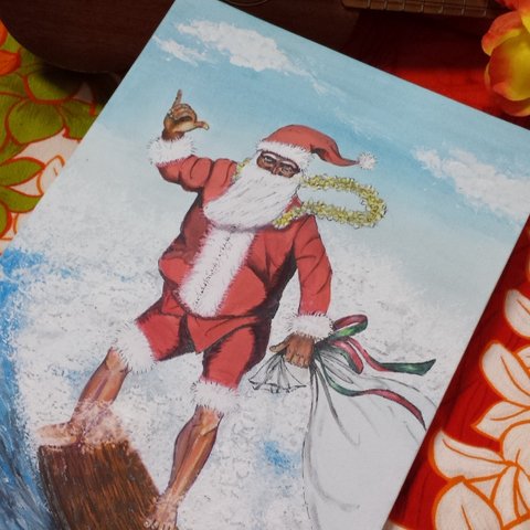 Hawaiian  Santa Claus