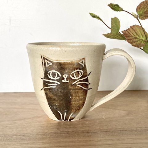 猫　マグカップ　コーヒーカップ