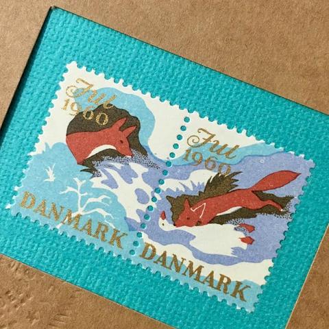 x‘mas sealのartmuseum　Denmark　stamp 