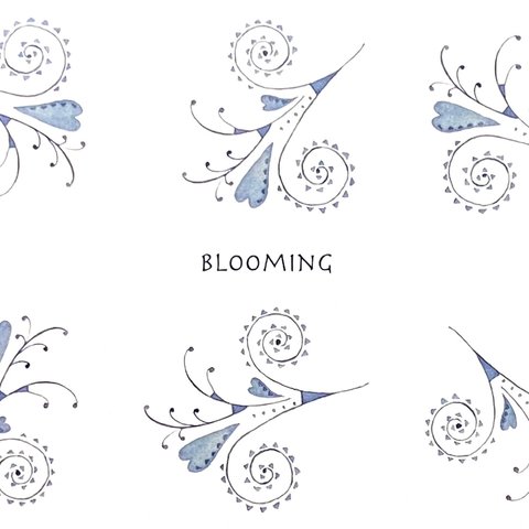 【ポストカード2枚セット】Blooming 