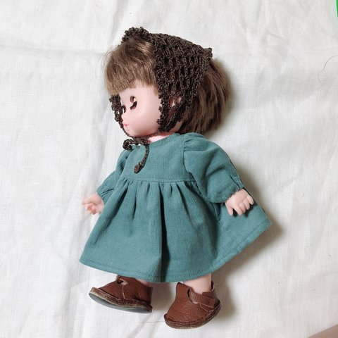 方眼編みのバブーシュカ ⋈for doll