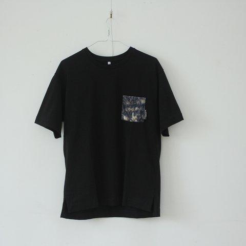 【サビ】ポケット付Tシャツ（黒）