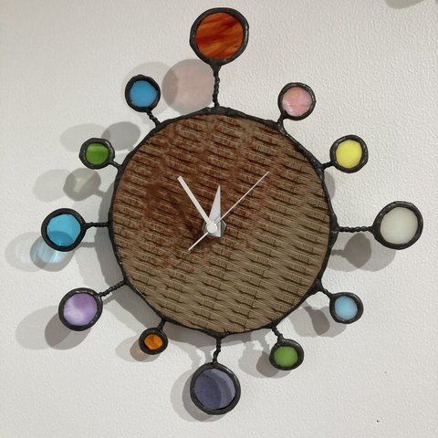 陶硝子時計